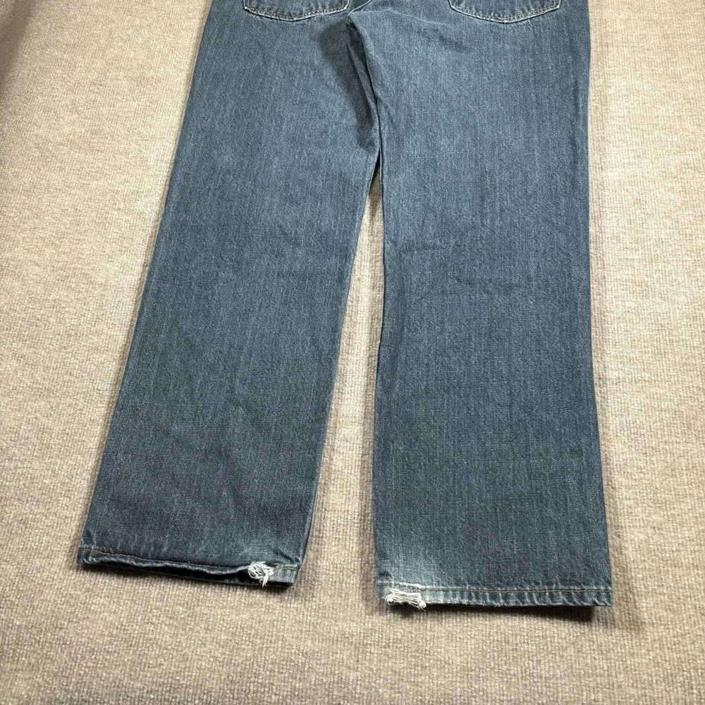 Levis 514 Jeans‎ Mens 38x32 Straight Fit Medium Wash Blue Denim Cotton